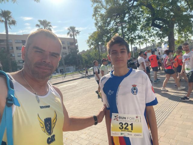 Raúl Cifuentes sube al pódium de su categoría en la XIV Run for Parkinson´s Murcia