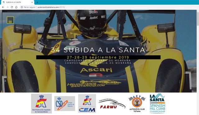 Se inaugura la web oficial de la 34º Subida a la Santa