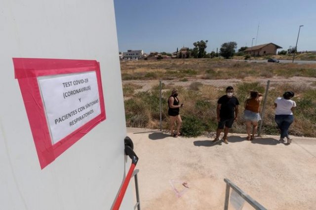 El municipio de Totana registra 7 nuevos positivos en las últimas 24 horas, incrementando la cifra de contagiados hasta los 157