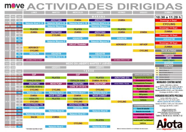 Hoy hueves 1 de septiembre Move arranca con fuerza la temporada