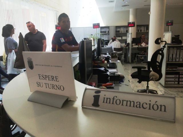 Se restablece el horario del Servicio de Atención al Ciudadano del Ayuntamiento a partir de mañana, de 9:00 a 14:00 horas, respectivamente