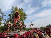 Más de un millar de peregrinos de Totana llegan a Mérida acompañados por la imagen de Santa Eulalia - Foto 7