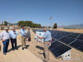 Inauguran una instalación solar fotovoltaica en Totana para reducir costes energéticos de la Comunidad de Regantes - Foto 1