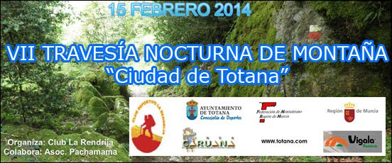 Ya está abierto el plazo de inscripción de la VII Travesía Nocturna de Montaña 'Ciudad de Totana'