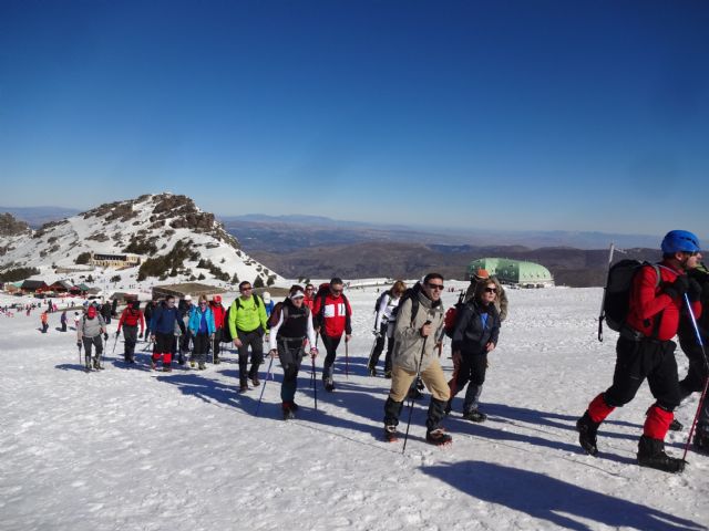 El Club Senderista de Totana realizó este fin de semana una ruta al Veleta en Sierra Nevada