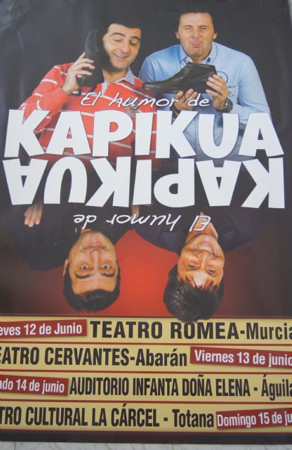 Totana acoge este domingo 15 de junio el espectáculo cómico 'El humor de Kapikua'