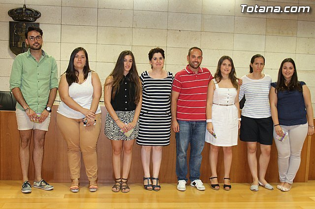 El ayuntamiento agradece a los estudiantes totaneros de la Universidad de Murcia la participación en el Proyecto de Refuerzo Educativo