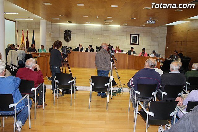 El Pleno del Ayuntamiento de Totana debatirá mañana más de una decena de propuestas