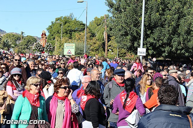 Más de 13.000 personas participan en la romería de bajada de Santa Eulalia de Mérida
