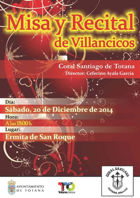 La Coral Santiago protagonizará un recital de villancicos el próximo sábado 20 en la ermita de San Roque