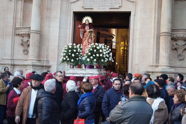 Santa Eulalia regresa a su ermita en Sierra Espuña acompañada por más de 13.000 personas