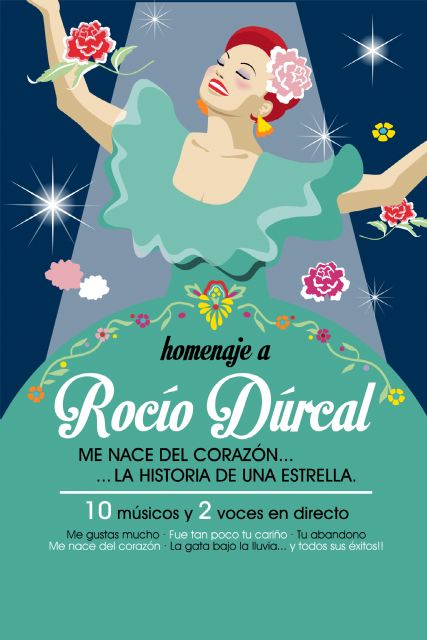 Gran estreno en Totana del homenaje musical a Rocío Durcal: 'Me nace del corazón, historia de una estrella'