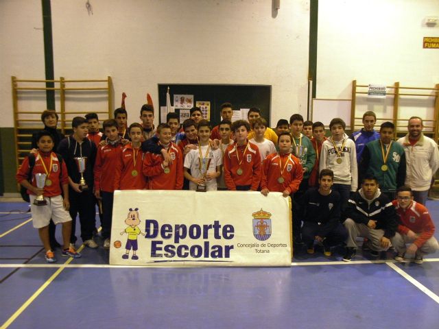 Finaliza la fase local de Fútbol Sala Infantil, Cadete y Juvenil masculino de Deporte Escolar