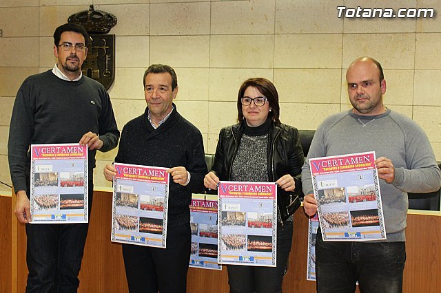 Totana acogerá el V Certamen 'Cornetas y tambores solidarios' a beneficio de la Junta Local de la Asociación Española contra el Cáncer