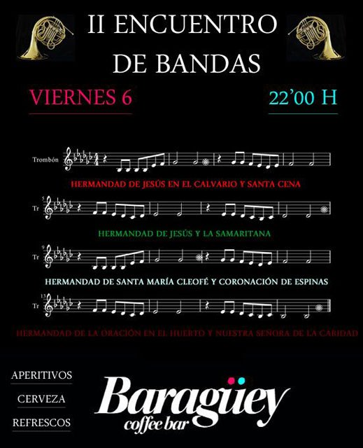 Baragüey Coffebar organiza el próximo viernes el II Encuentro de Bandas