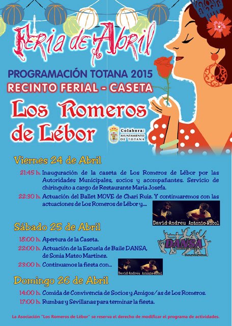 Los Romeros de Lébor organizan varias actividades con motivo de la La Feria de Abril