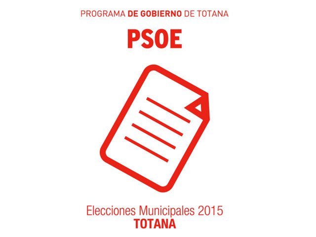 El PSOE publica su programa de gobierno