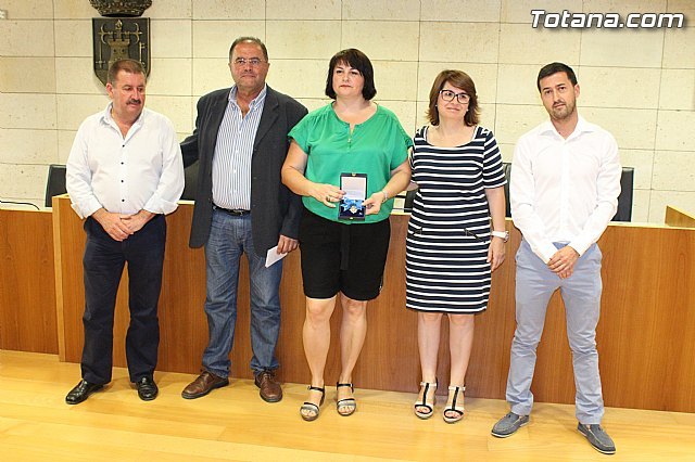El Ayuntamiento hace un reconocimiento público a la totanera, Naca Pérez de Tudela