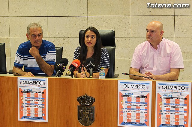 El Olímpico de Totana se enfrentará al Real Murcia CF y al UCAM en los primeros amistosos de la pretemporada 2015/2016