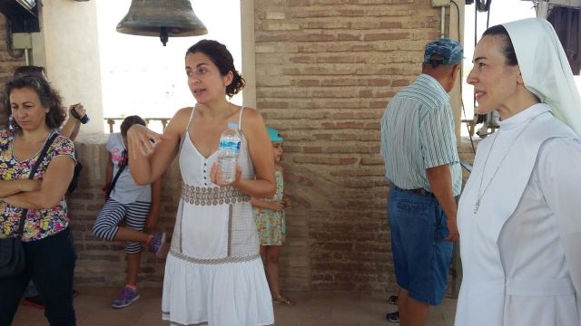 Unas 40 personas participan en la visita turística 'Conoce Totana desde la Torre de Santiago'
