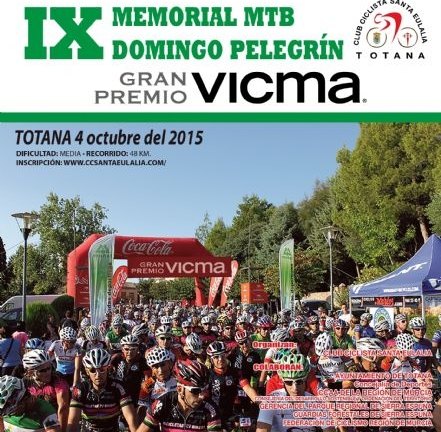 El IX Memorial MTB 'Domingo Pelegrín' se celebra el día 4 de octubre por sendas y pistas forestales de Sierra Espuña