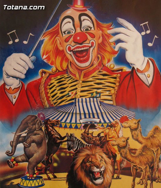 Cartel promocional de un circo / Totana.com