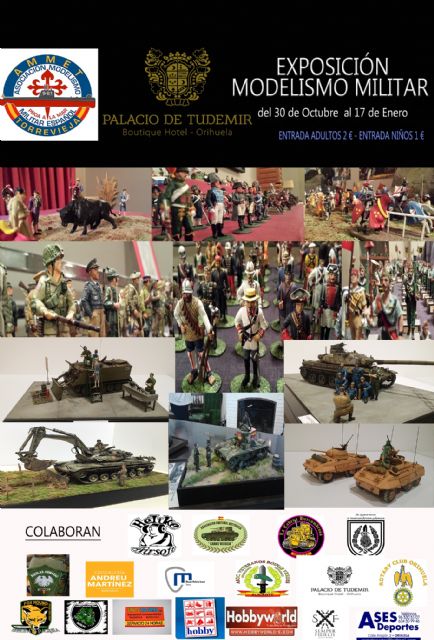 El Museo de la Policía Local cede material a la Exposición de Modelismo Militar que se celebra en Orihuela del 30 de octubre al 17 de enero