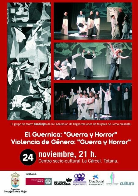 'La Cárcel' acoge mañana la representación de la obra 'Guernica, guerra y horror. Violencia de género, guerra y horror'