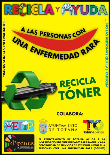El Ayuntamiento colabora con 'D´Genes' y 'AELIP' en la recogida y reciclaje de tóneres