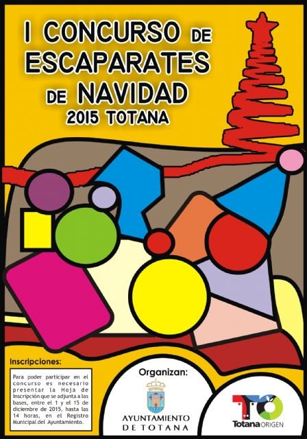 Hoy finaliza el plazo de inscripción para los comercios que quieran participar en el I Concurso de Escaparatismo de Navidad de Totana