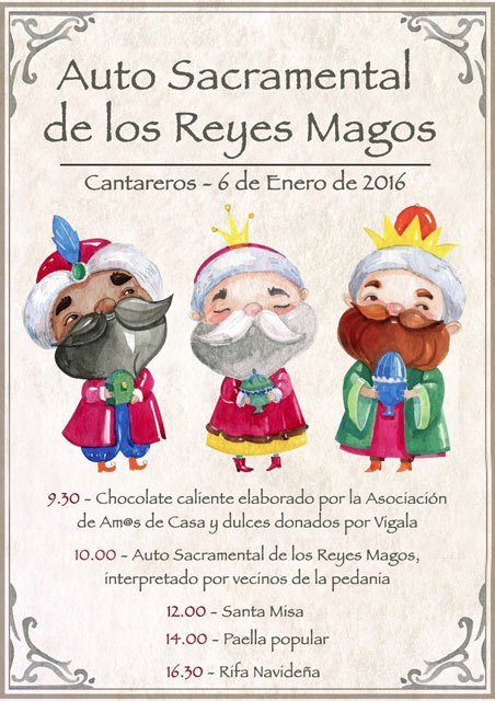 El tradicional Auto Sacramental de los Reyes Magos tendrá lugar el próximo 6 de enero en Cantareros