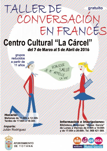 Ofertan un taller de conversación en francés para niños y jóvenes a partir de 11 años