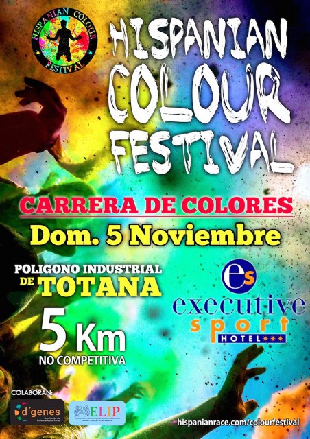 Hoy se abren las inscripciones de la 'Hispanian Colour Festival', que tendrá lugar el próximo 5 de noviembre