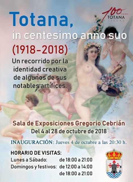 La exposición 'Totana, in centesimo anno suo', muestra conmemorativa por el Centenario de la Ciudad, se inaugura este jueves
