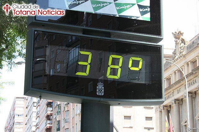Murcia, entre las comunidades con más calor en agosto