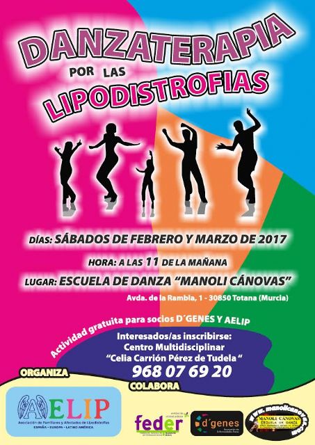 Los sábados de febrero y marzo se llevará a cabo la actividad 'Danzaterapia por las lipodistrofias'