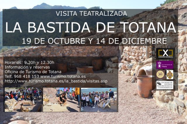 Programan para este otoño dos visitas teatralizadas y una ambientada al yacimiento de La Bastida