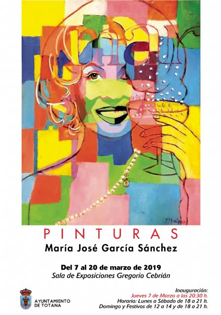 Mañana jueves se inaugura la exposición de pintura de María José García Sánchez