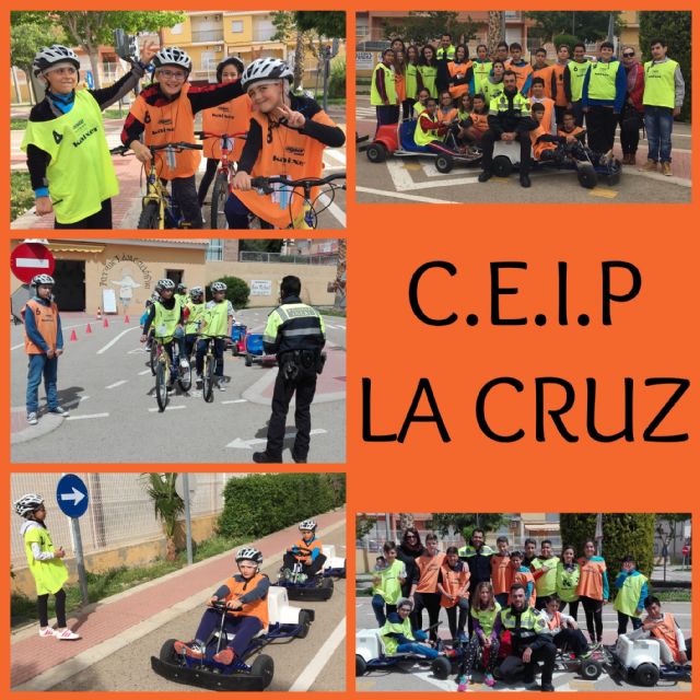 Un total de 370 escolares del CEIP 'La Cruz' participa en las sesiones formativas de la Escuela de Educación Vial de la Policía Local