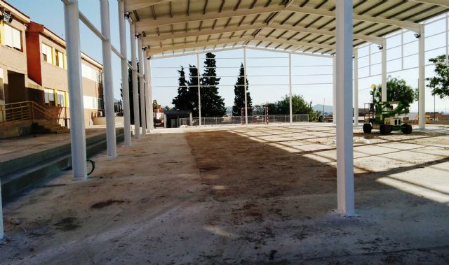 La nueva pista polideportiva del CEIP 'San José' estará operativa a partir del próximo curso escolar 2019/2020
