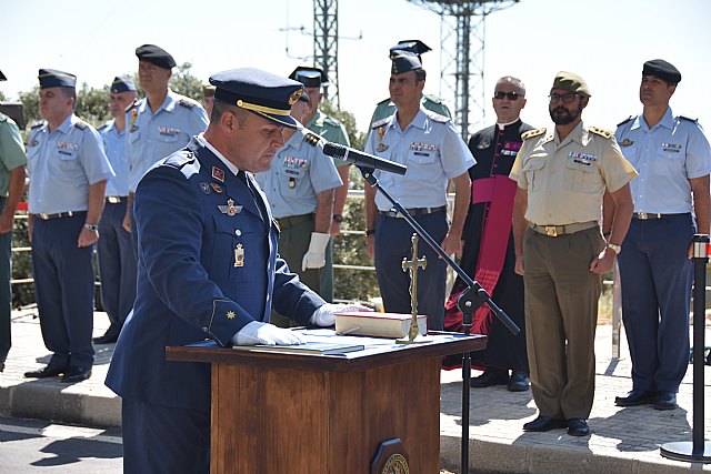 El comandante Juan Francisco Ortuño Ortuño toma posesión de la jefatura del Escuadrón de Vigilancia Aérea nº 13
