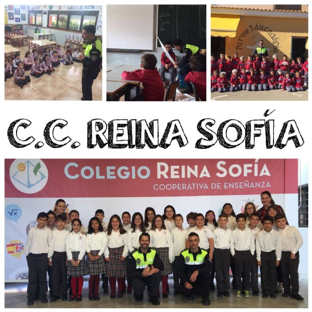 Un total de 370 escolares del Colegio 'Reina Sofía' participan en las sesiones formativas de la Escuela de Educación Vial de la Policía Local