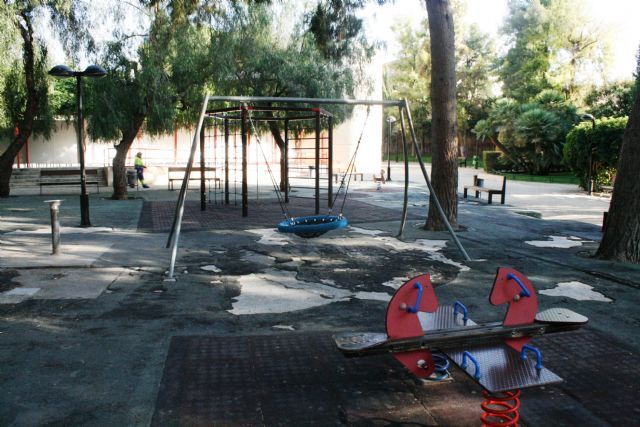 Las obras de rehabilitación del área de juegos infantiles del parque municipal 'Marcos Ortiz' comienzan a lo largo de este mes de septiembre