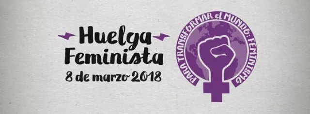 Ganar Totana anima a las mujeres a unirse a la huelga feminista el próximo jueves 8 de marzo