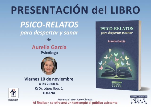 Aurelia García presenta su nuevo libro 'Psico-relatos para despertar y sanar'