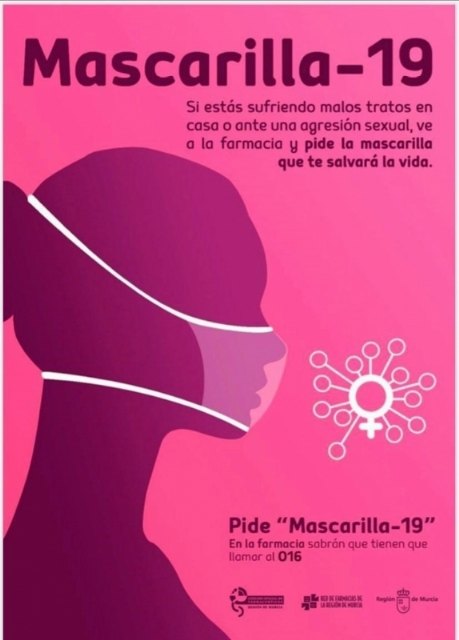 La iniciativa 'Mascarilla-19' trata de ayudar a posibles víctimas de violencia de género durante la desescalada