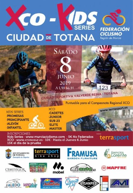La Ciudad Deportiva 'Valverde Reina' acoge mañana una prueba BTT del circuito de XCO, modalidad Rally Olímpica, la primera de estas características que se celebra en Totana