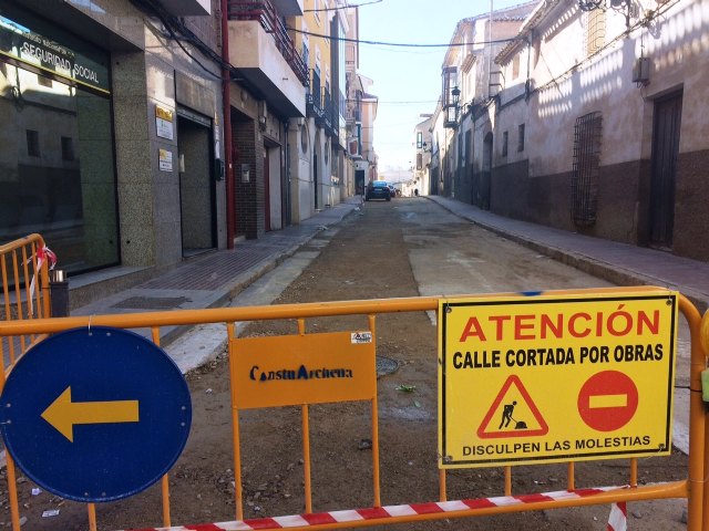 Se abrirá al tráfico la calle Cánovas del Castillo a partir de la semana del 22 de enero, en cuanto finalicen las obras de asfaltado