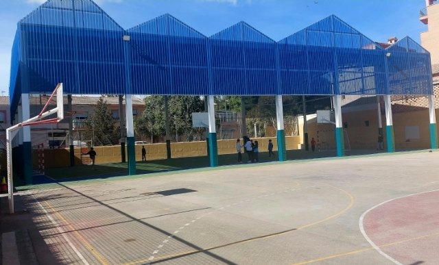 Mañana se inaugura la nueva pista polideportiva del CEIP Santiago