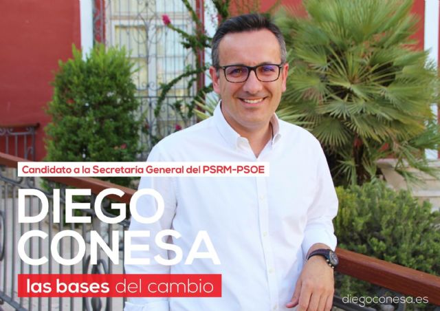 Miembros del PSOE de Totana constituyen una plataforma de apoyo a Diego Conesa, precandidato a la Secretaría General del PSRM-PSOE